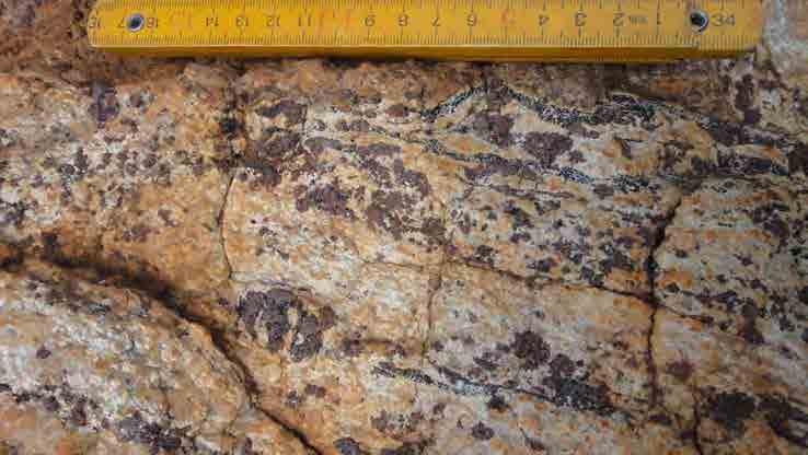 coarse-grained quartz and feldspar 7