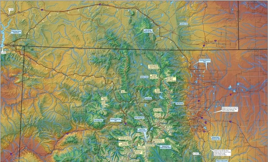 Wyoming Climate 5 th driest state 2 nd highest state Mountains Provide majority of surface