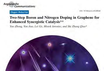 activity - heteroatoms doping Graphene: semimetal, little catalytic activity Single-doped graphene with heteroatoms: