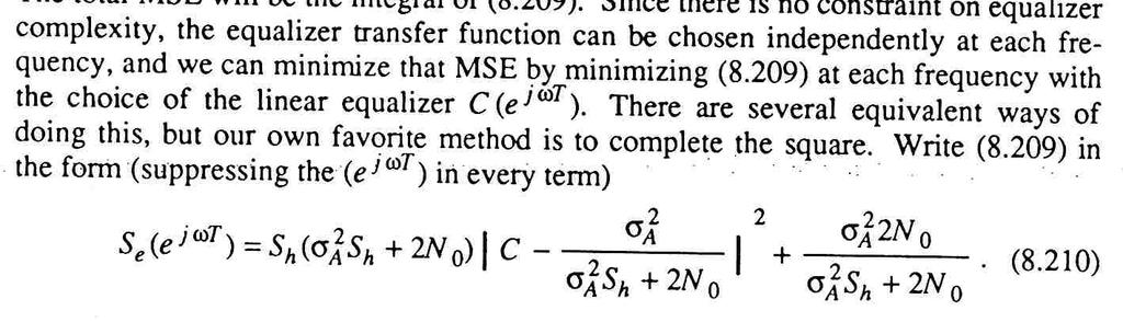 z) = 1 Sh( z) + N0 / σ This can be easily