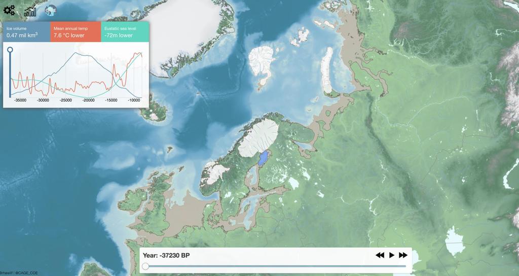 ICEMAP+: Interactive map for advanced learners. http://icemap.rhewlif.xyz/ Patton, H., et.al. (2017), Deglaciation of Eurasian Ice Sheet Complex, Quaternary Science Reviews. Patton, H. Et.