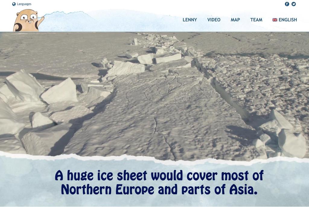 sheet that covered Northern Europe and Asia.