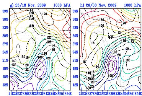 Furthermore, the blocking high in southern Saudi Arabia is favorable for maintaining water vapor passage for a long time; 4) Topography also played a role in the enhancement of convection.