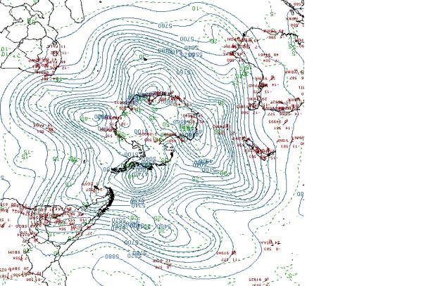 (surface charts and charts of baric topography of the surface 5 hpa at the forms of atmospheric circulation Z (2 December