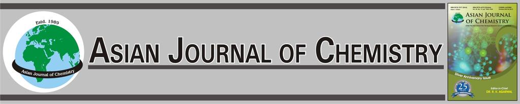 Asian Journal of Chemistry; Vol. 25, No. 17 (2013)
