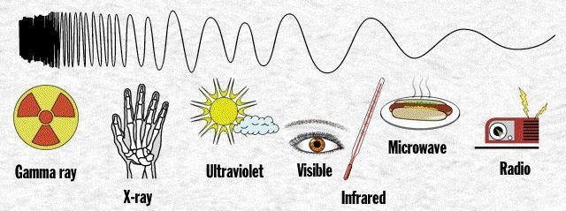 The Electromagnetic Spectrum This is a family of waves with similar properties.