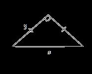 ) Use the Pythagorean theorem