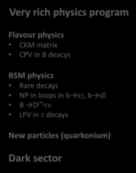 physics Rare decays NP in loops in b s, b sll B D