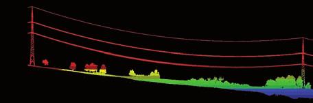 With the aid of thermal imagery, for example, fractures and breaks in power lines throughout the whole system can be traced and exactly