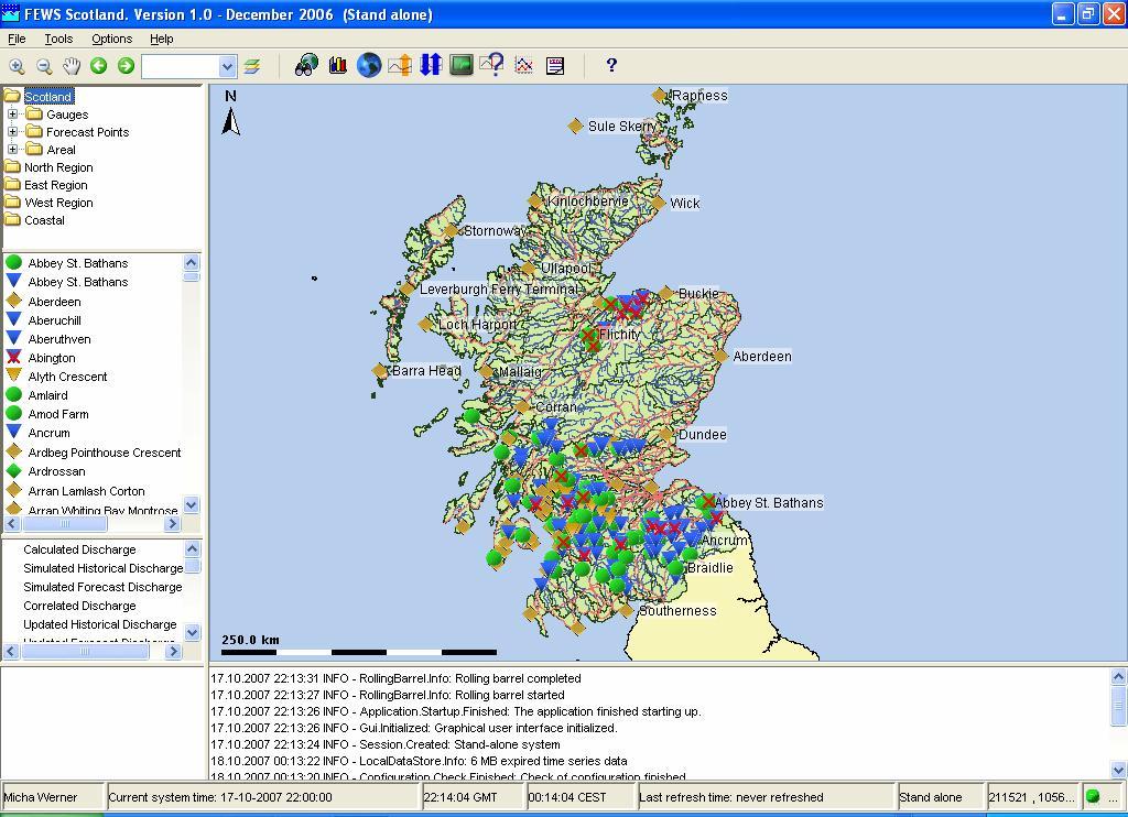 FEWS Scotland Started in SW Scotland 4 Catchments (PDM,ISIS) Recent extensions