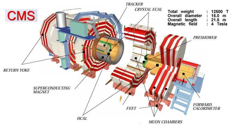 Figure 1. Schematic view of the CMS detector. describe some of the most important CMS results published to date.