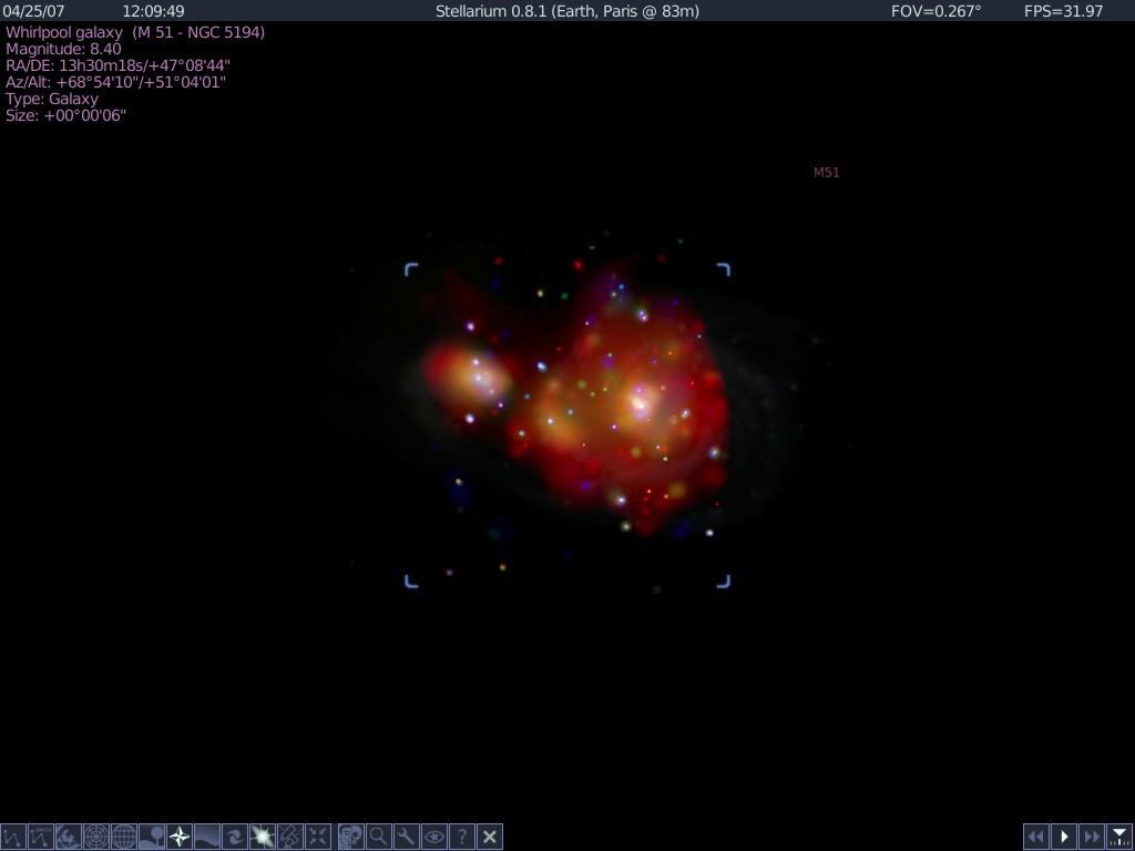 extreme Universe Screenshots M51 Overlaid images