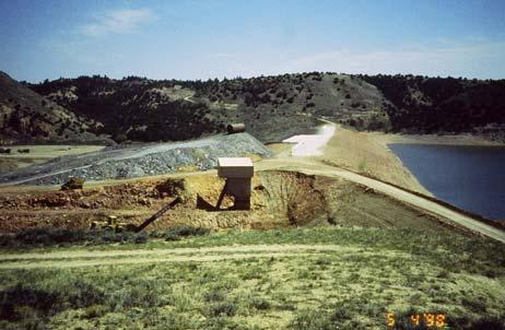 , Montana DNRC Five Case Histories Gardner Creek Dam, PA (downstream raise with