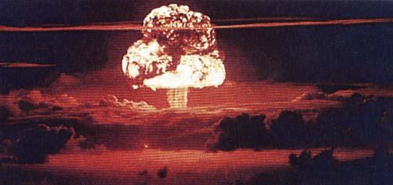8.0 The atomic bomb the atomic bomb is a fission bomb which operates on the principle of a very fast chain reaction and releases a tremendous amount of energy a minimum critical mass of fissionable