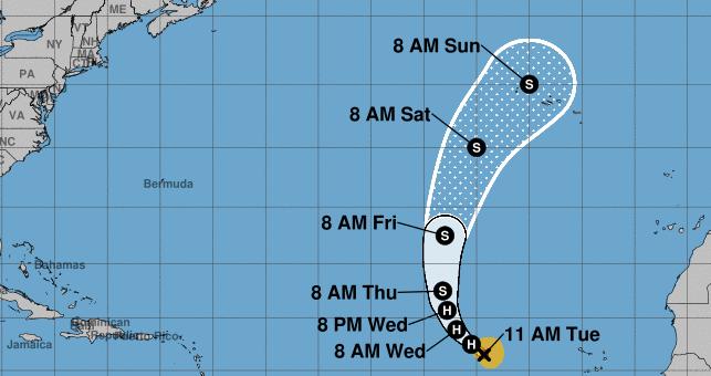 depression could form by Thursday or Friday Formation chance through 48 hours: Low (30%) Formation chance through 5 days: Medium (60%) Atlantic Disturbance 2 Located over the