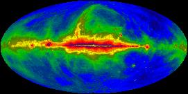 from all sky radio surveys we know the Galaxy is filled with cosmic rays because the radio