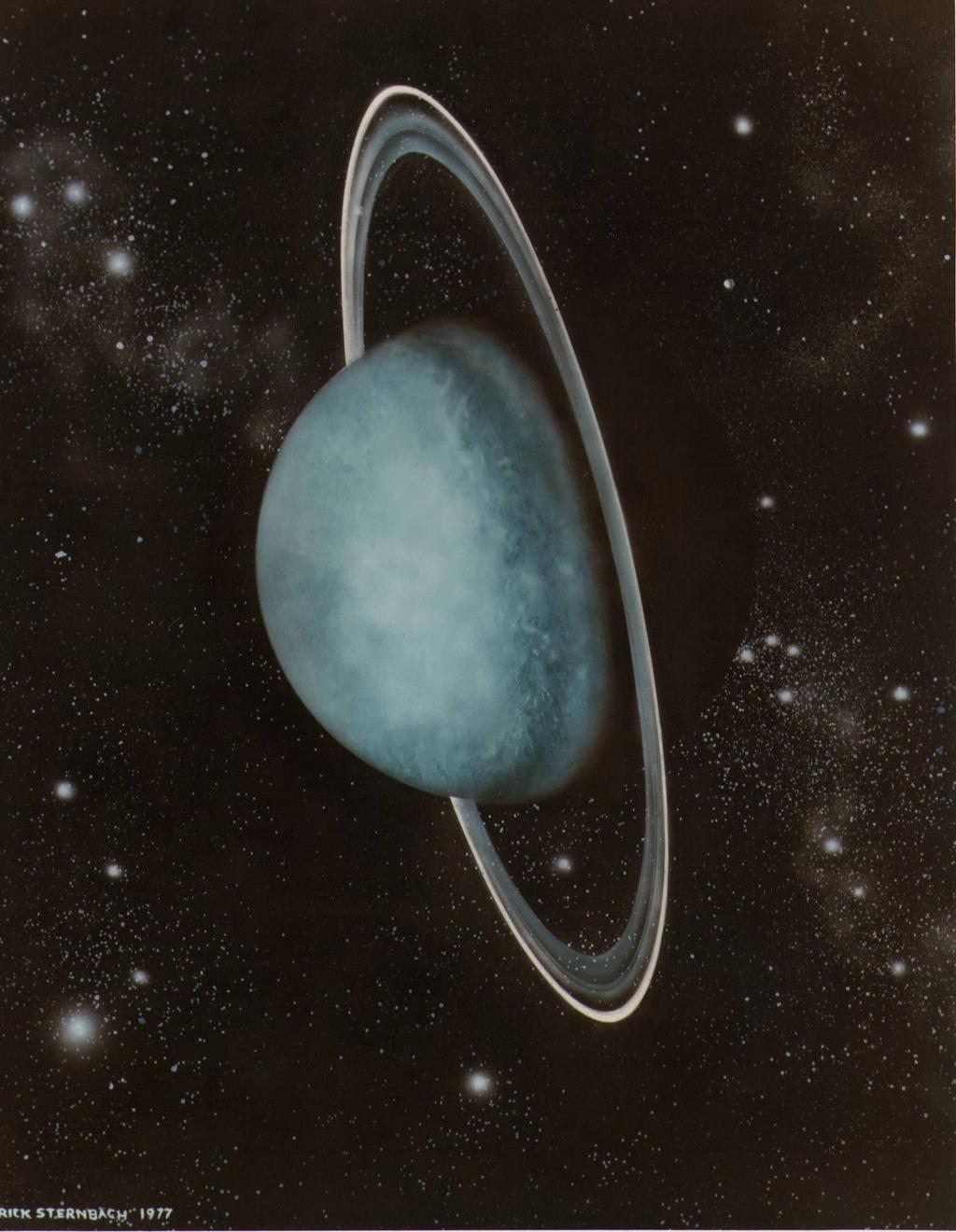 Uranus: The Sideways Planet A unique feature of Uranus is that it rotates on its side Instead of being generally