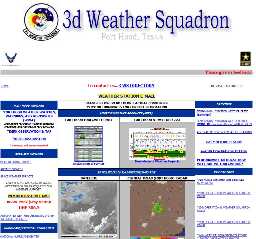 observation and weather watches, warnings,