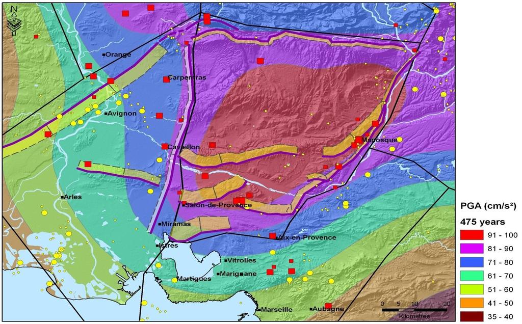 Total Logic tree : Seismic hazard map 475