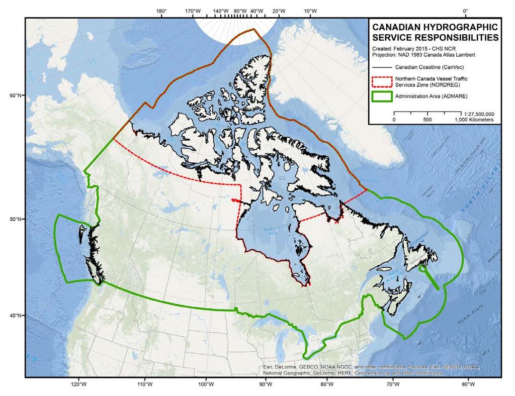 CANADIAN HYDROGRAPHIC SERVICE & OCEANOGRAPHIC SERVICES The Canadian Hydrographic Service and Oceanographic Services is part of the Ecosystems and Oceans Science Sector of Fisheries and Oceans Canada.