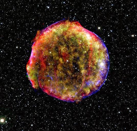 SN1572 Tycho s supernova m~-4, 7000