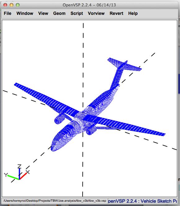 2 Mass Properties and Moments of Inertia 1 Baseline Aircraft