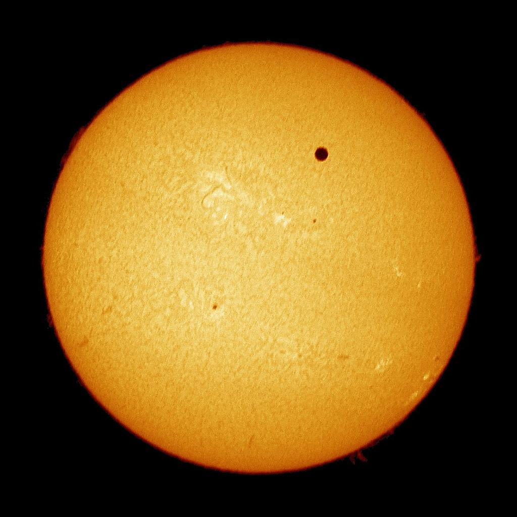 Venus Transiting the Sun in