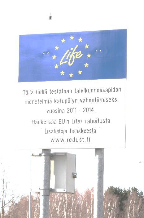 REDUST Life + project 2011-2014 Partners: Cities of Helsinki, Espoo and Vantaa, HSY, Nordic Envicon Oy and Metropolia University of Applied Science Ca.