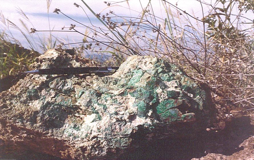 saprolite mineralization described at two