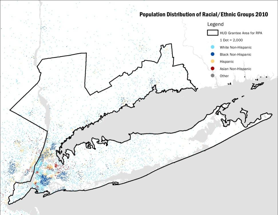 Growing Diversity, Highly Segregated 100% 90% 80% 70% Racial Composition of NY-CT SCI Region, 1990-2010 5% 17%