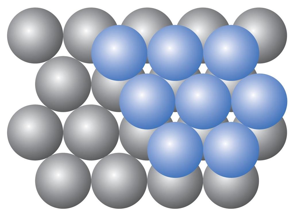 -The second layer of close-packed spheres occupies the dips of the 1st