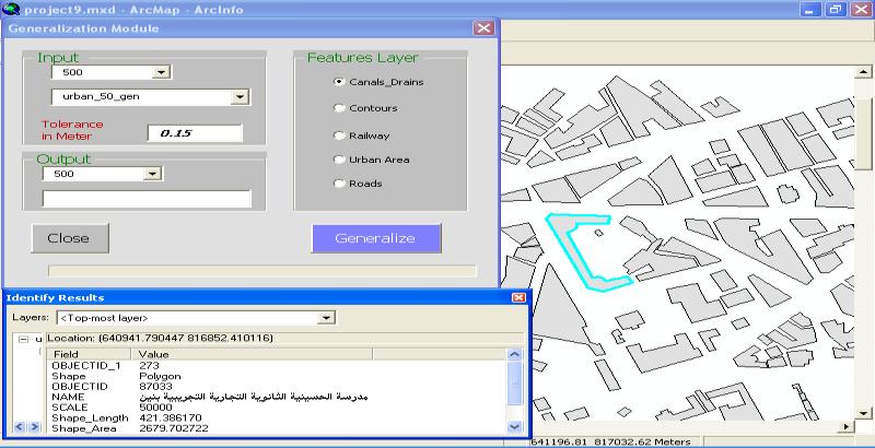5.3.1 Polygon Features After the GIS data preparation we make the following experiment using the developed application.