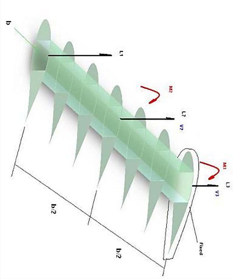 3 Aero-Structural MDO of a Spar-Tank-type Wing for Aircraft Conceptual Design the lift distribution may be expressed as in the equation (5), where l 1 and l 2 are independent from the incidence