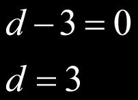 If the equation equals some value other than zero, subtract to make one side