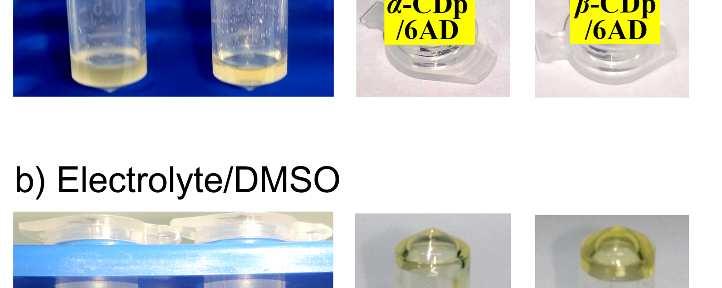 This result clearly shows the formation of gel in organic media in the case of β-cdp/6ad.