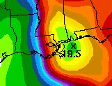 Rain Forecast Sunday Aug 27, 1pm HPC graphics continue to indicate heaviest rain east of local area (farther east track) NWS New