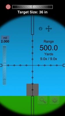 Using Mil-Dot Rangefinder to estimate range Estimating range with Mil-Dot Rangefinder is fast and easy. 1. View the target through the riflescope. 2.