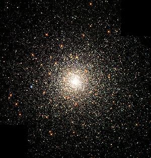 The halos are studded with Globular Clusters globular cluster: ~ 10^5 stars, invariably old (in MW) age ~ 10^4 dynamical time (typical