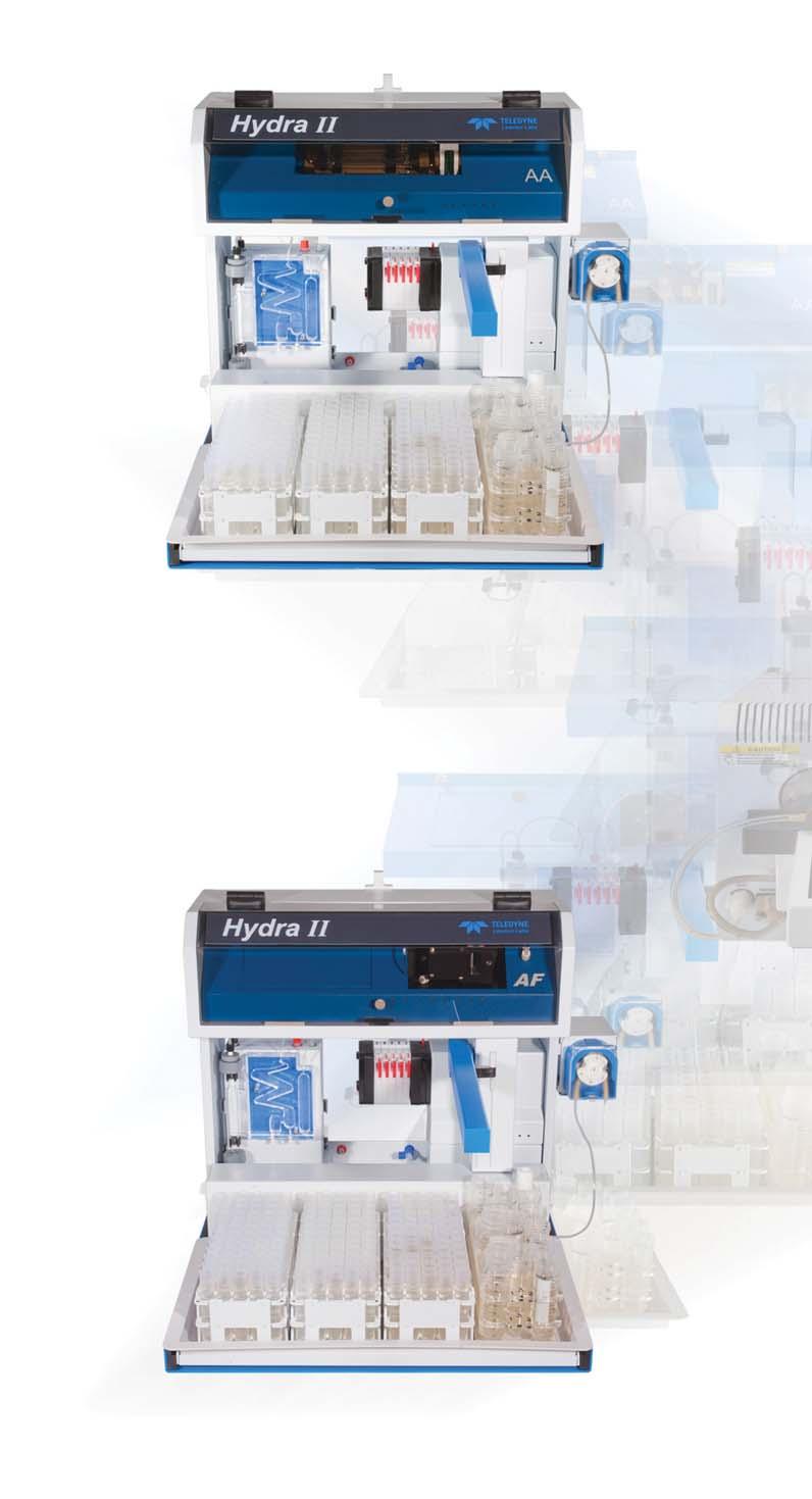 The Hydra II Family of Mercury Analyzers At Teledyne Leeman Labs, atomic spectroscopy is our business our only business.
