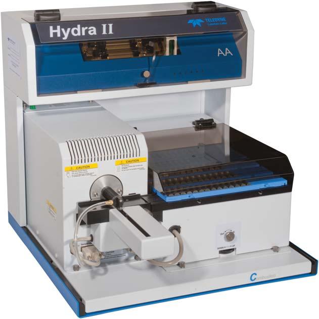 The biggest advantage of the Hydra II C is that no sample preparation is required.