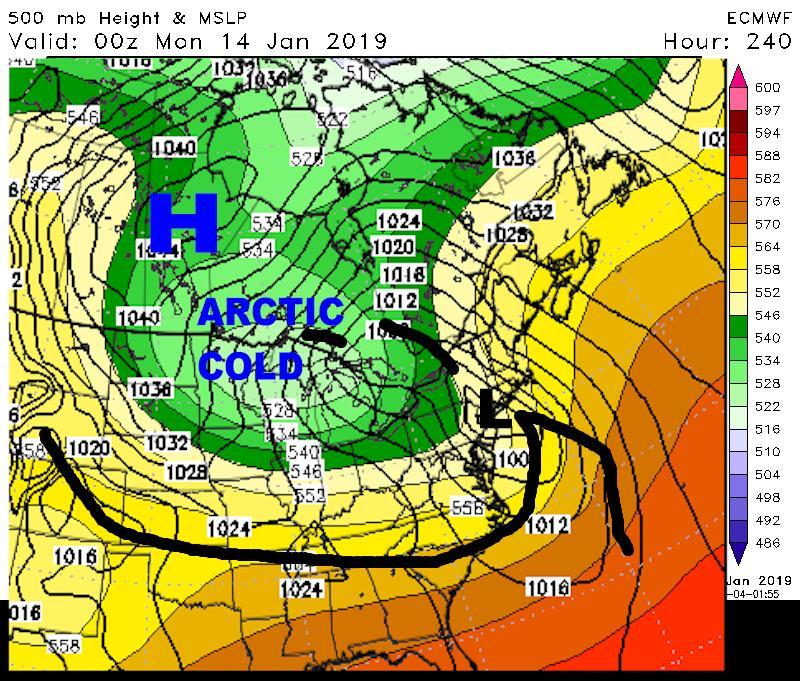 .. WV The various weather models develop a reinforcing trough in the Jet stream next weekend JN 12-14. t the surface this will be a cold front.