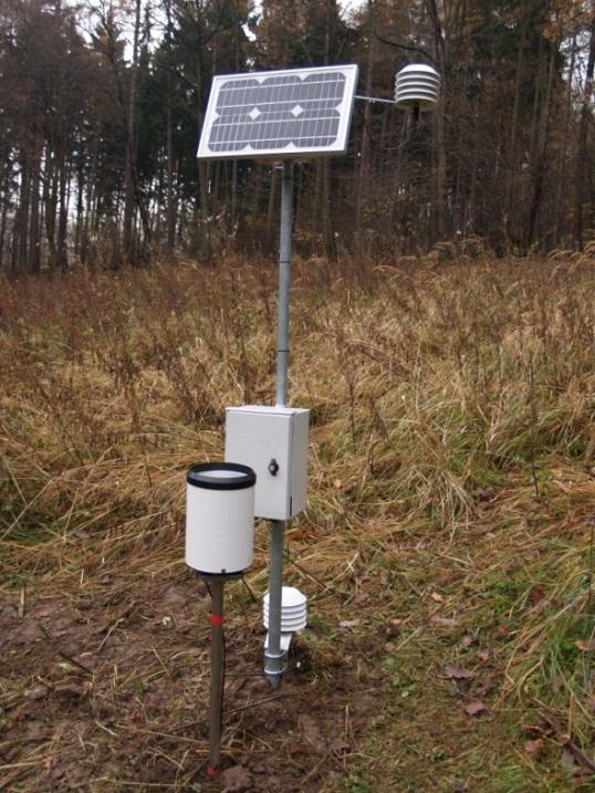meteostation and soli humidity gauge at Ondřejník - installation of an experimental automatic TL-ERT at Čeřeniště (with GF Instruments) - precise levelling survey at