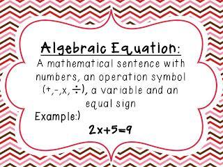 Name: Date: Lesson 17 Word Problems Day 1 Warm Up Foldable Algebraic Expression vs Algebraic Equation Model Problems (a) An example of an algebraic expression is (b) An example of an algebraic