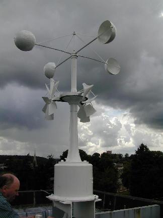 Anemometer- A tool used to measure wind speed in miles per hour. Wind vane A tool used to measure wind direction.