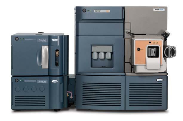 Figure 2. ionkey/ms System: comprised of the Xevo TQ-S, the ACQUITY UPLC M-Class, the ionkey Source, and the ikey Separation Device.