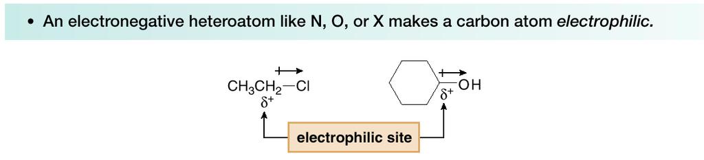 Influence of Functional Groups on Reactivity Recall that: Functional groups create reactive sites in molecules. Electron-rich sites react with electron poor sites.