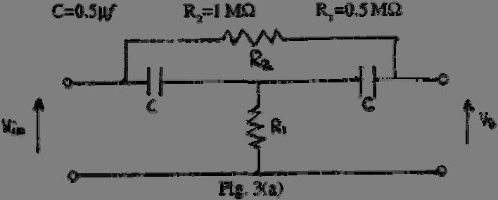 Show that the transfer function V 0 /V 1 of this filter is S S 2 2 4S 8 8S 8 by using Nodal Analysis. Figure 3 represents the signal flow graph of a transistor circuit.