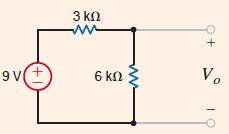 4. The circuit with load V 0 = 6 6