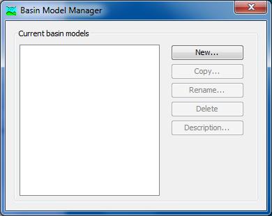 CREATING A BASIN MODEL Under the Components tab, go to