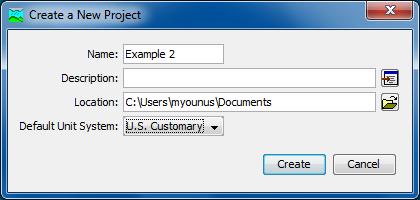 HEC-HMS SETTING UP A NEW PROJECT Click on the File menu From the drop down menu, select